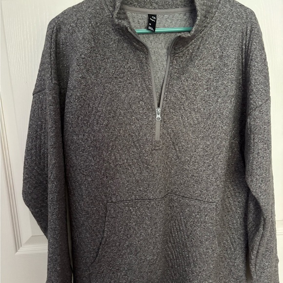 GAP Gray Zip-Up Women’s Sweatshirt - Picture 1 of 6